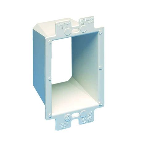 electrical junction box spacer|electrical outlet box extender.